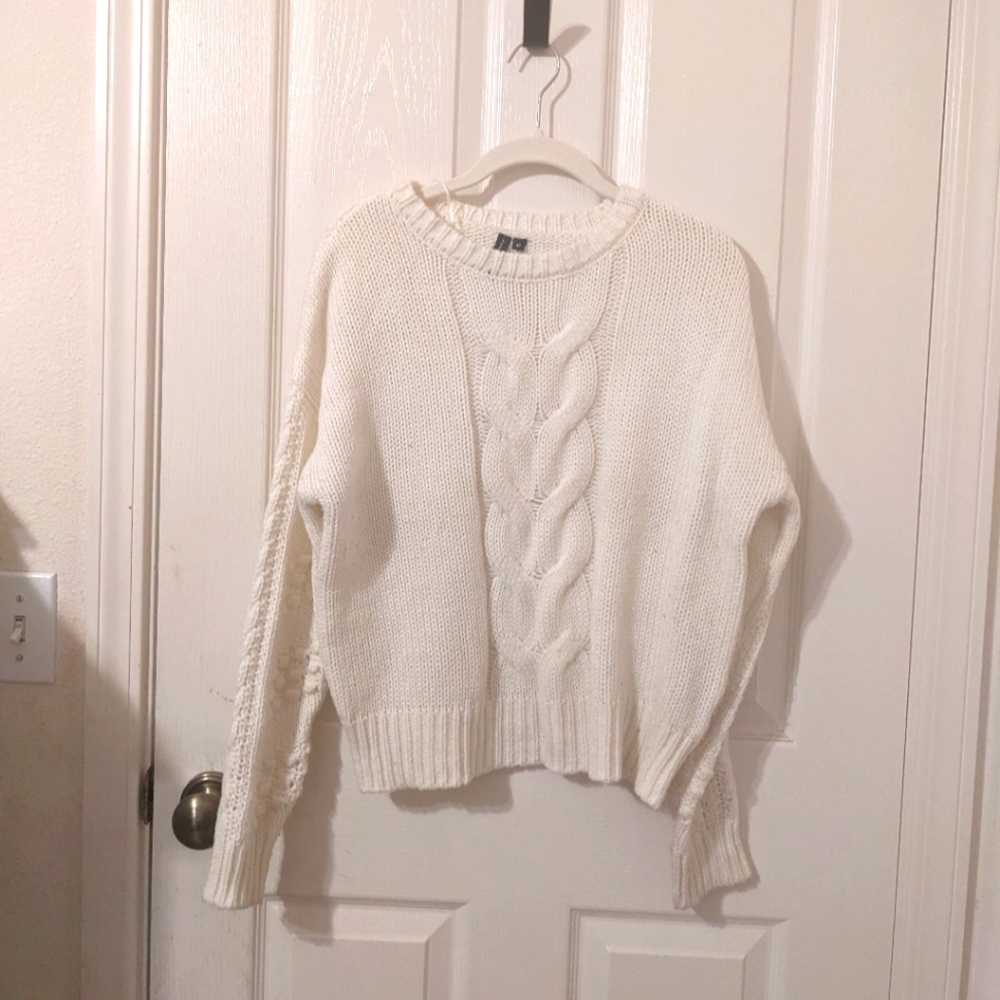 Lightweight Crochet-style Sweater
